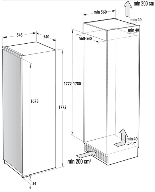 картинка Морозильная камера Gorenje FNCI517E41WF 