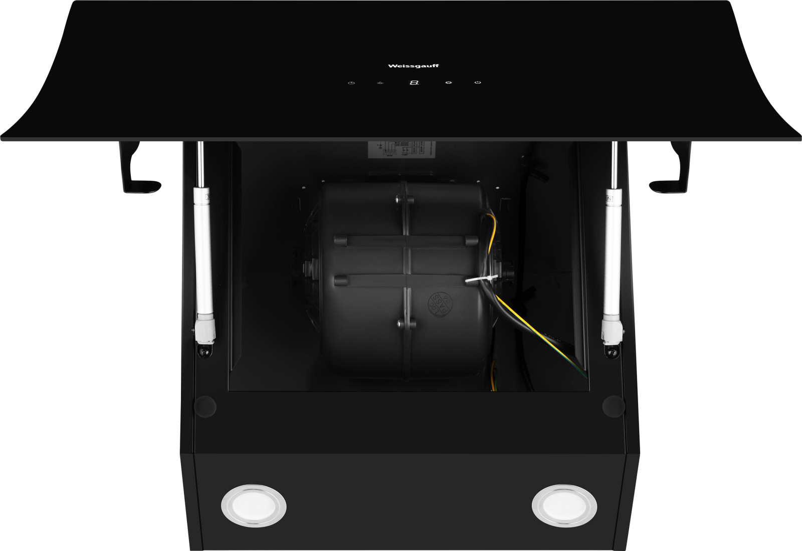 картинка Кухонная вытяжка наклонная Weissgauff Merga 60 BL Sensor  картинка Кухонная вытяжка наклонная Weissgauff Merga 60 BL Sensor
