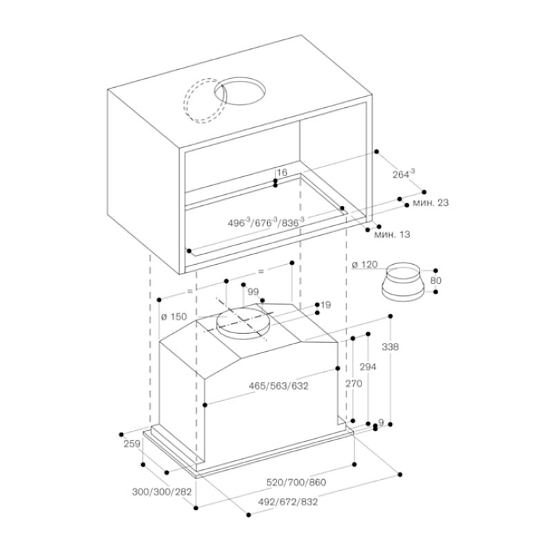 картинка Кухонная вытяжка Gaggenau AC200191 нержавеющая сталь  картинка Кухонная вытяжка Gaggenau AC200191 нержавеющая сталь
