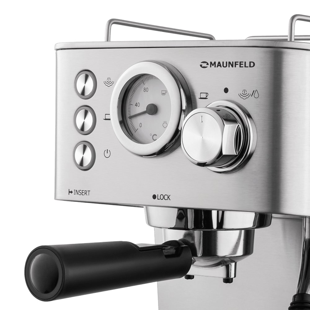 картинка Кофемашина Maunfeld MF-721S PRO нержавеющая сталь 