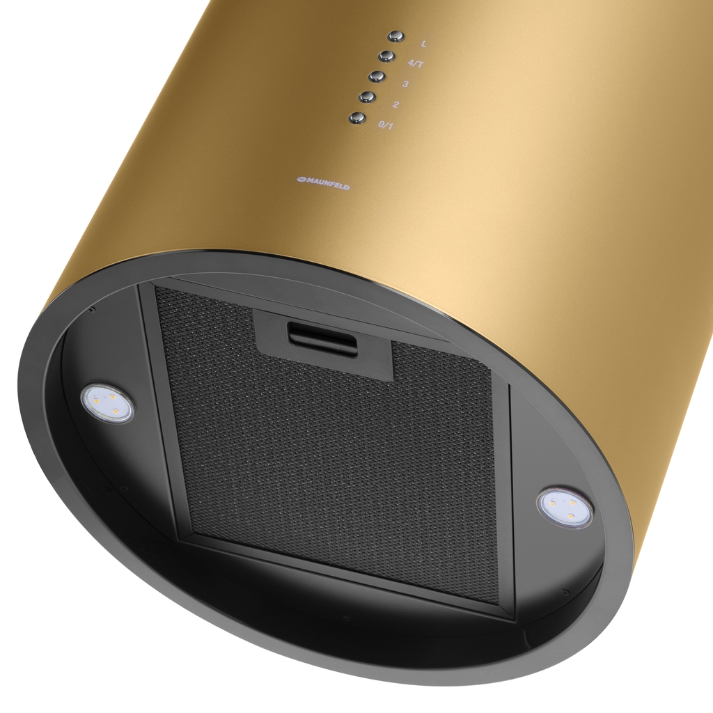 картинка Кухонная вытяжка Maunfeld LEE WALL (C) 39 GOLD Золотой 