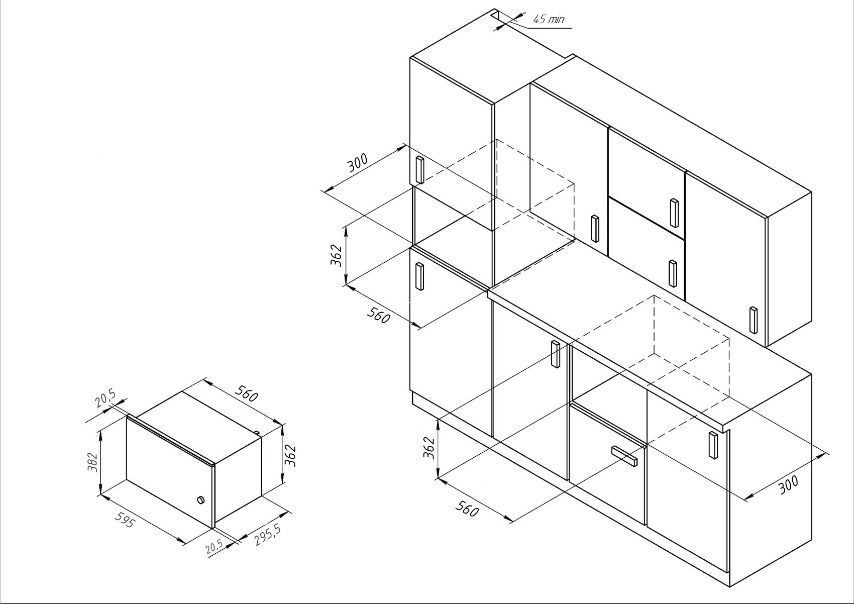 картинка Микроволновая печь Monsher MMH 1020 BX  картинка Микроволновая печь Monsher MMH 1020 BX