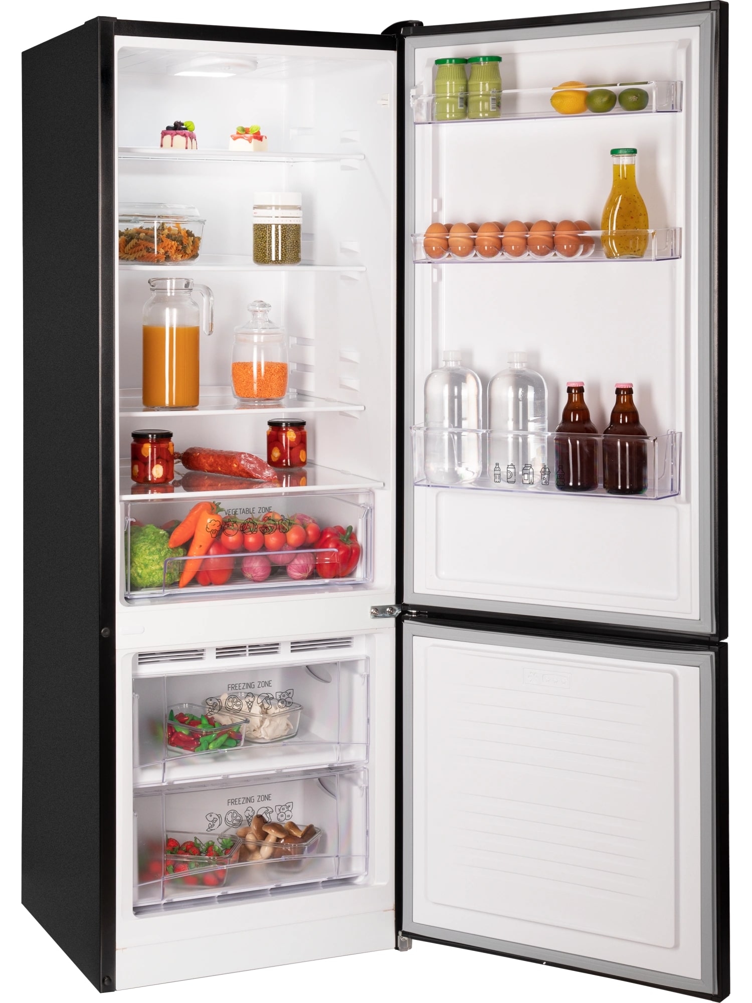 картинка Отдельностоящий холодильник Nord NRB 122 B черный 