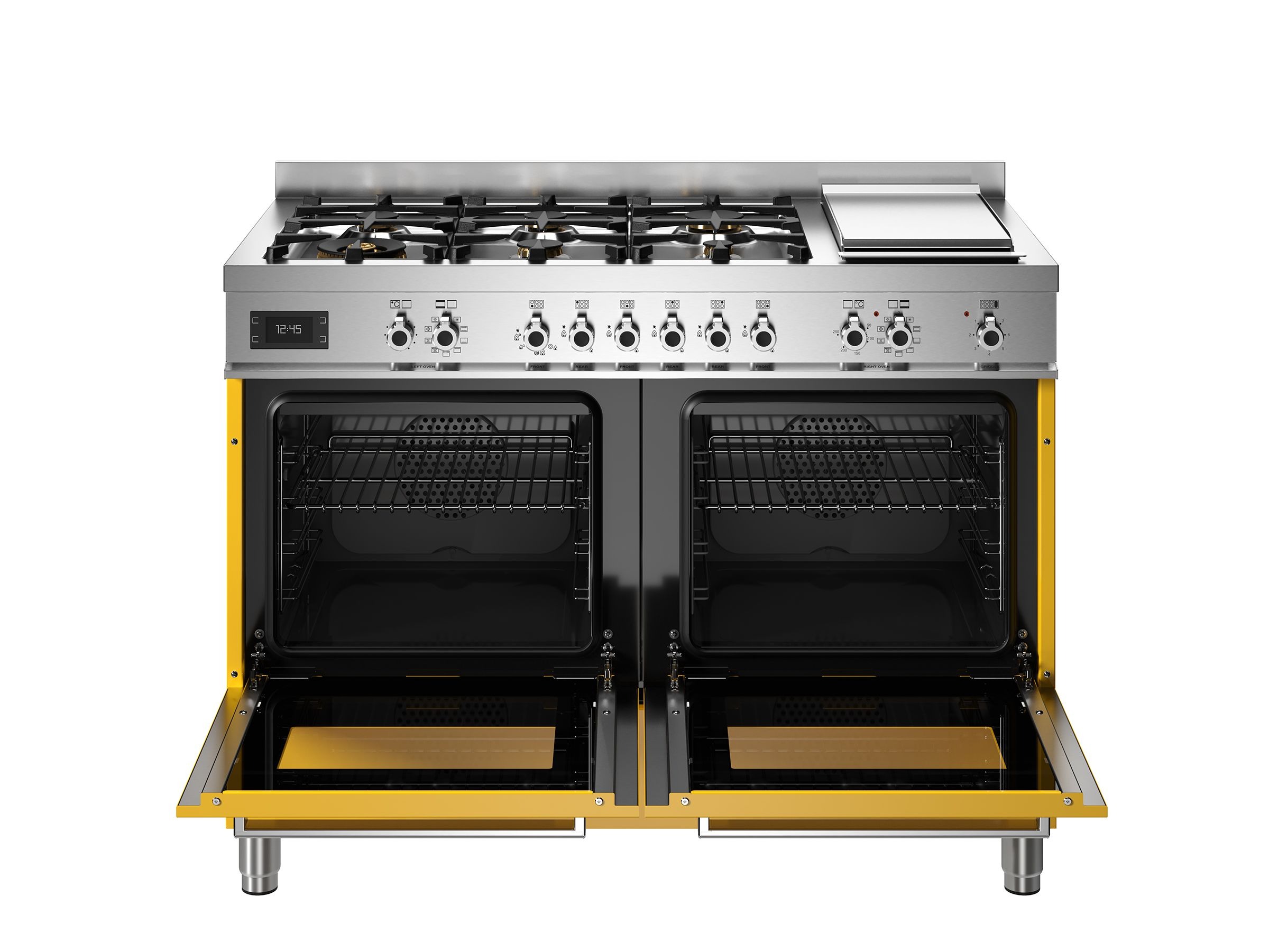 картинка Комбинированная кухонная плита Bertazzoni PRO126G2EGIT жёлтая 