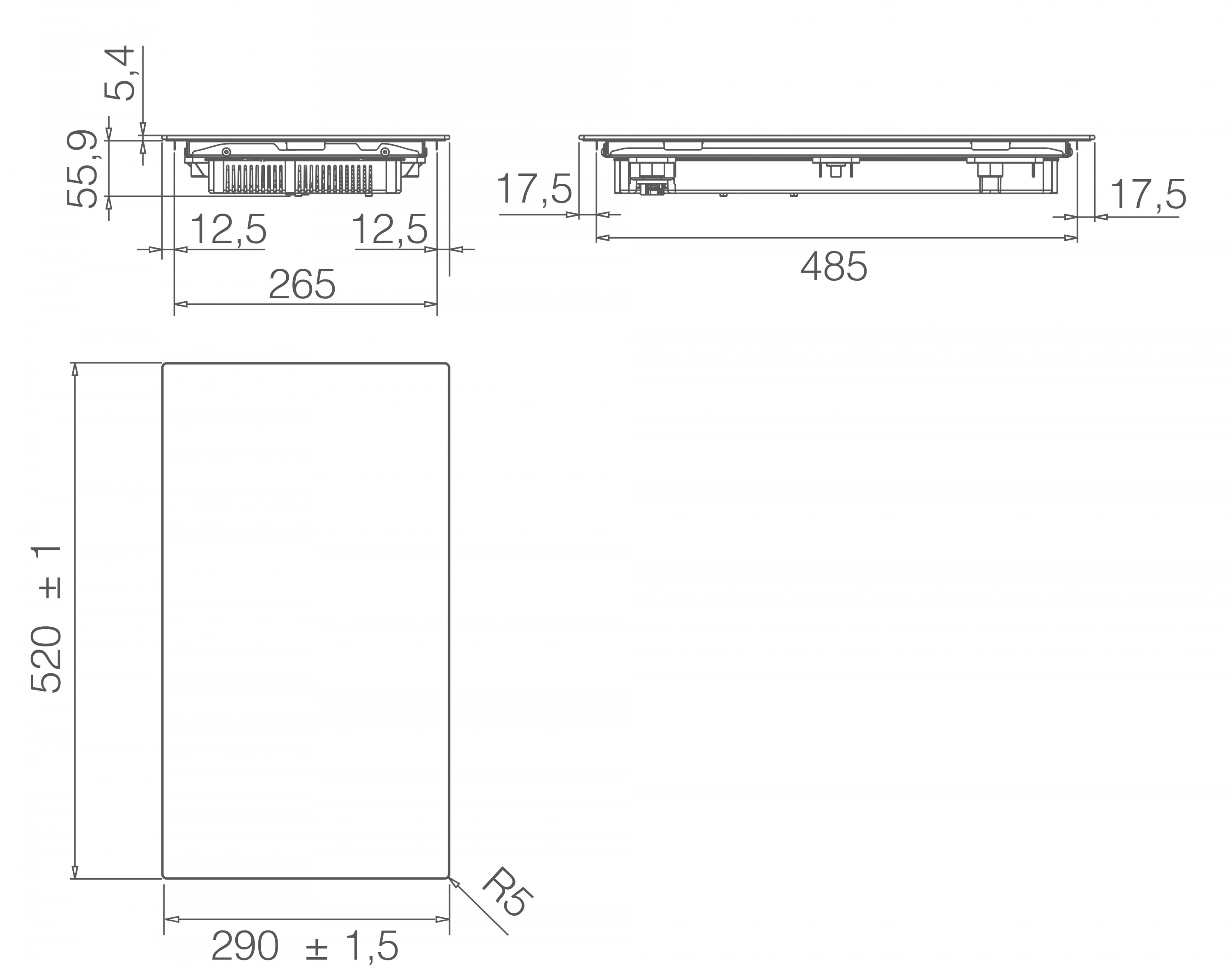 картинка Индукционная варочная панель Elica PRIMIS 302 BL 