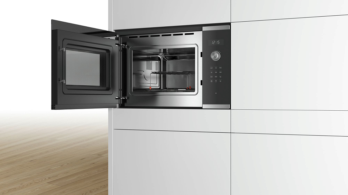 картинка Микроволновая печь встраиваемая Bosch BEL554MS0  картинка Микроволновая печь встраиваемая Bosch BEL554MS0