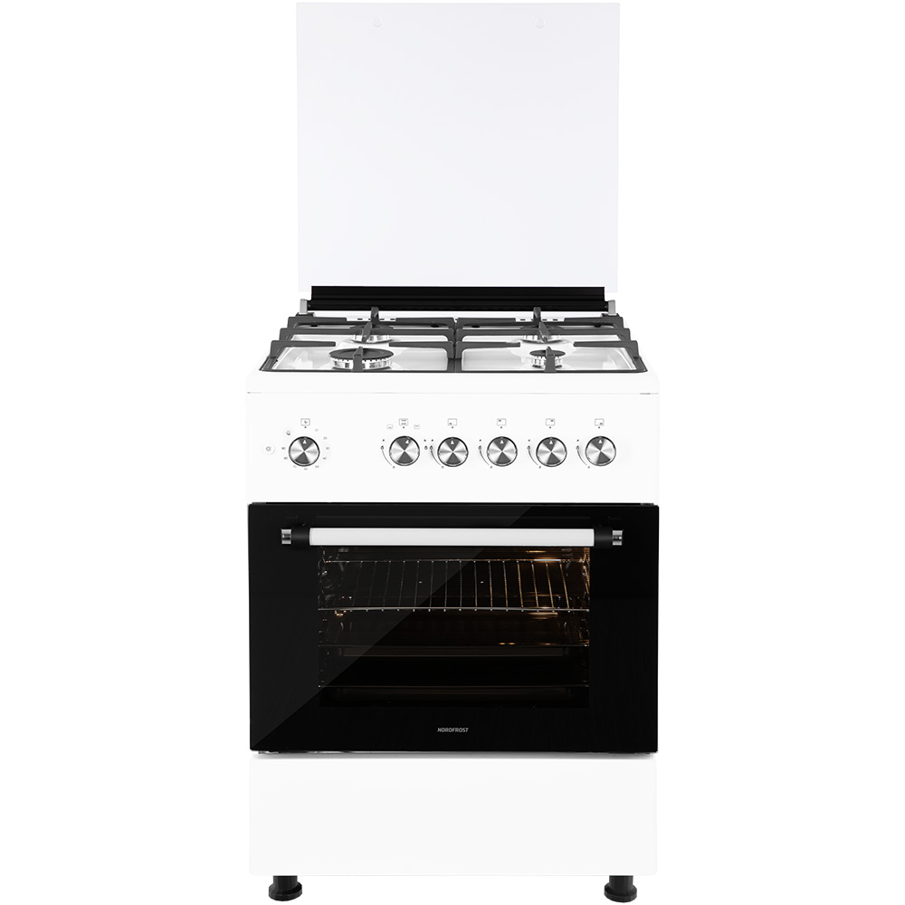 картинка Газовая кухонная плита Nordfrost GG 6064 W  картинка Газовая кухонная плита Nordfrost GG 6064 W