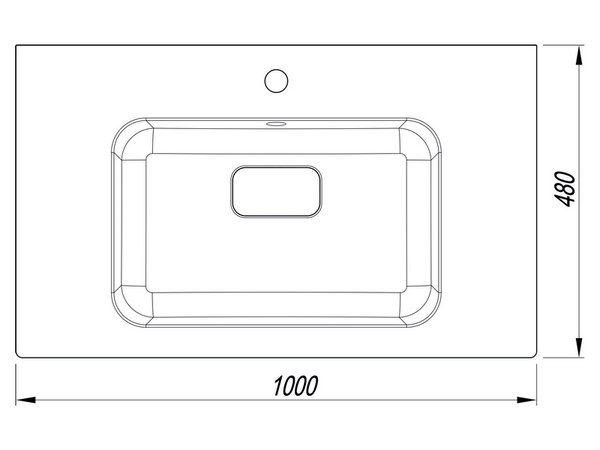 картинка Раковина для ванной Florentina ПАЛЕРМО-1000 