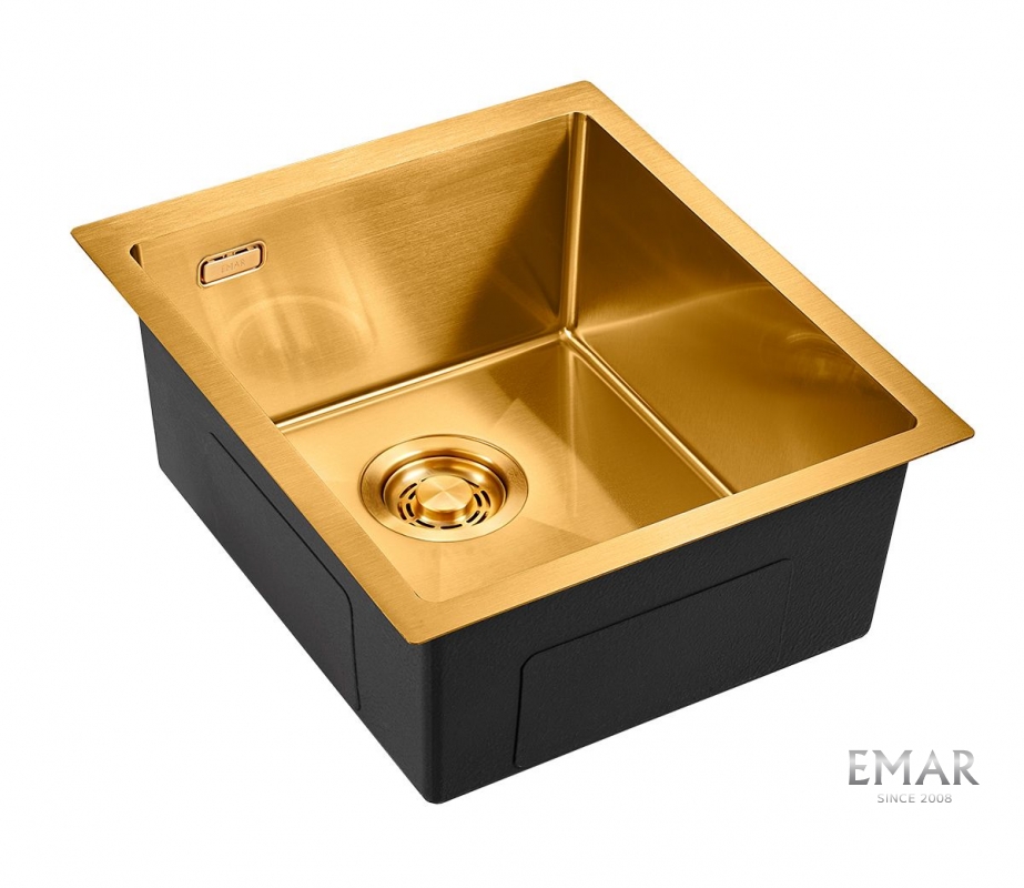 картинка Мойка для кухни Emar EMB-130 PVD Nano Golden 