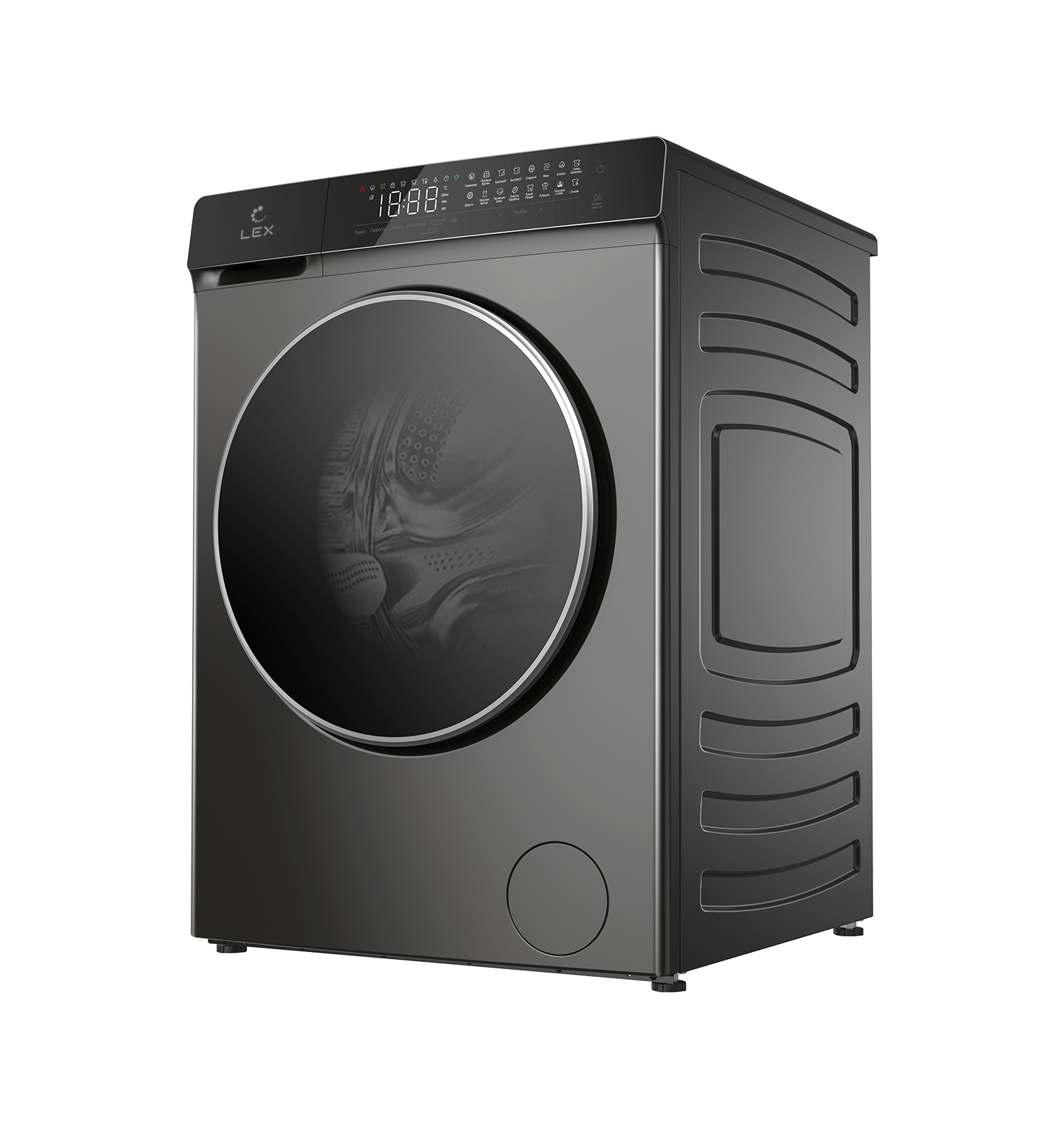 картинка Стиральная машина с функцией пара Lex LWM12014GRITHD 