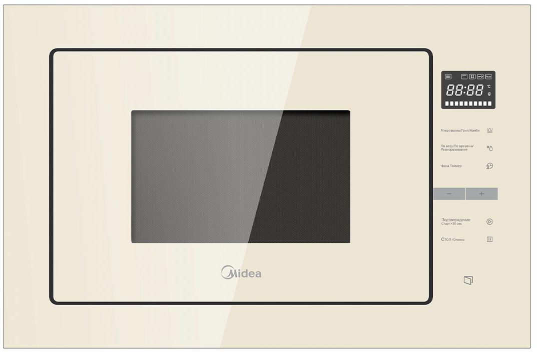 картинка Микроволновая печь встраиваемая Midea MI10250GI бежевая  картинка Микроволновая печь встраиваемая Midea MI10250GI бежевая
