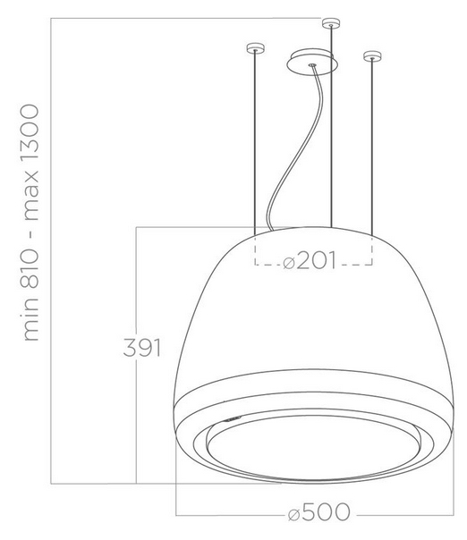 картинка Кухонная вытяжка Elica EDITH ROCK/F/50 