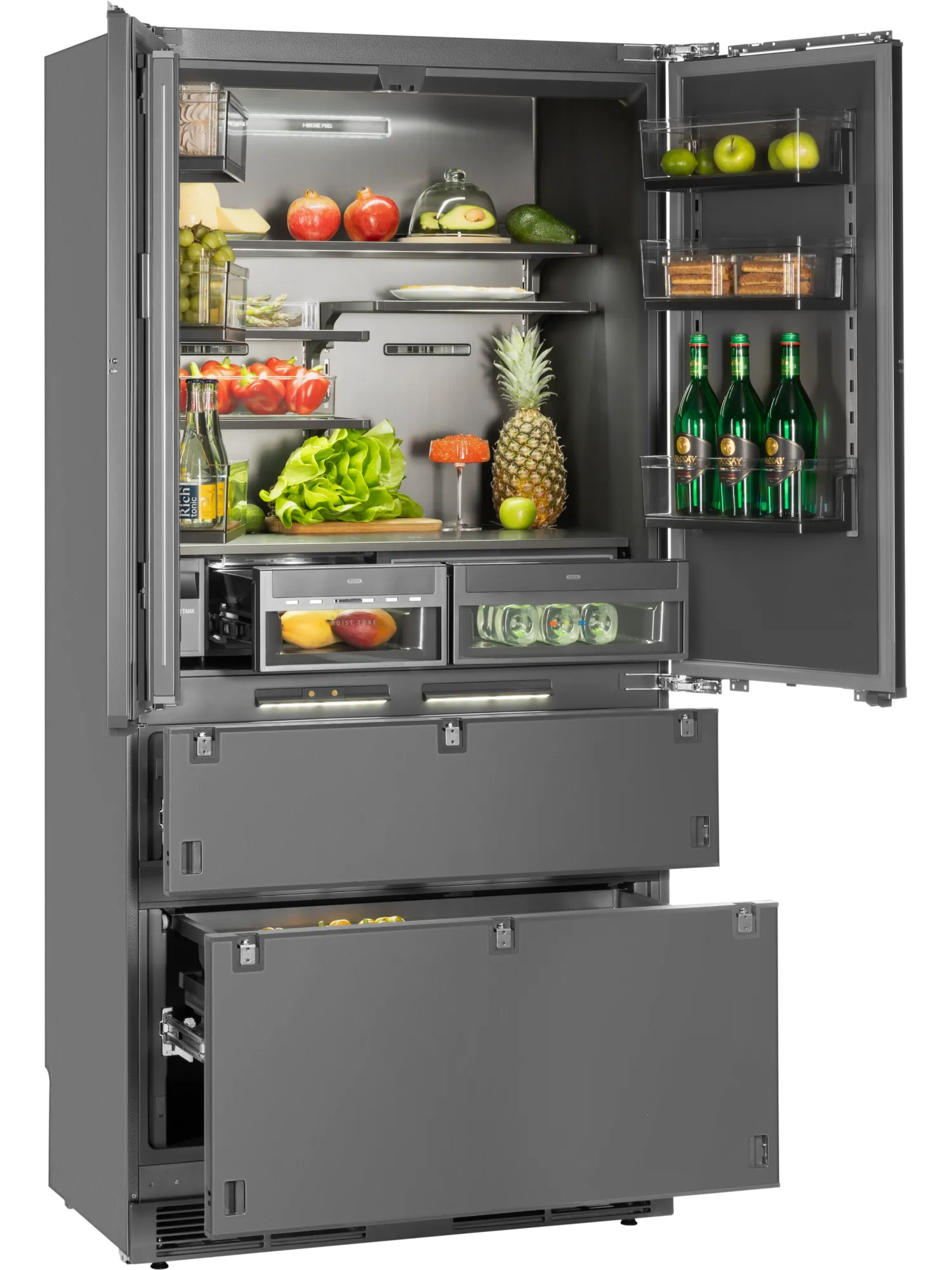 картинка Встраиваемый холодильник Hiberg s-FFB 800 B 
