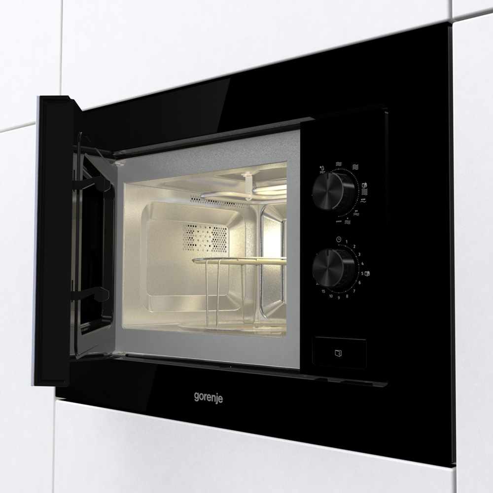 картинка Микроволновая печь Gorenje BM201EG1BG  картинка Микроволновая печь Gorenje BM201EG1BG
