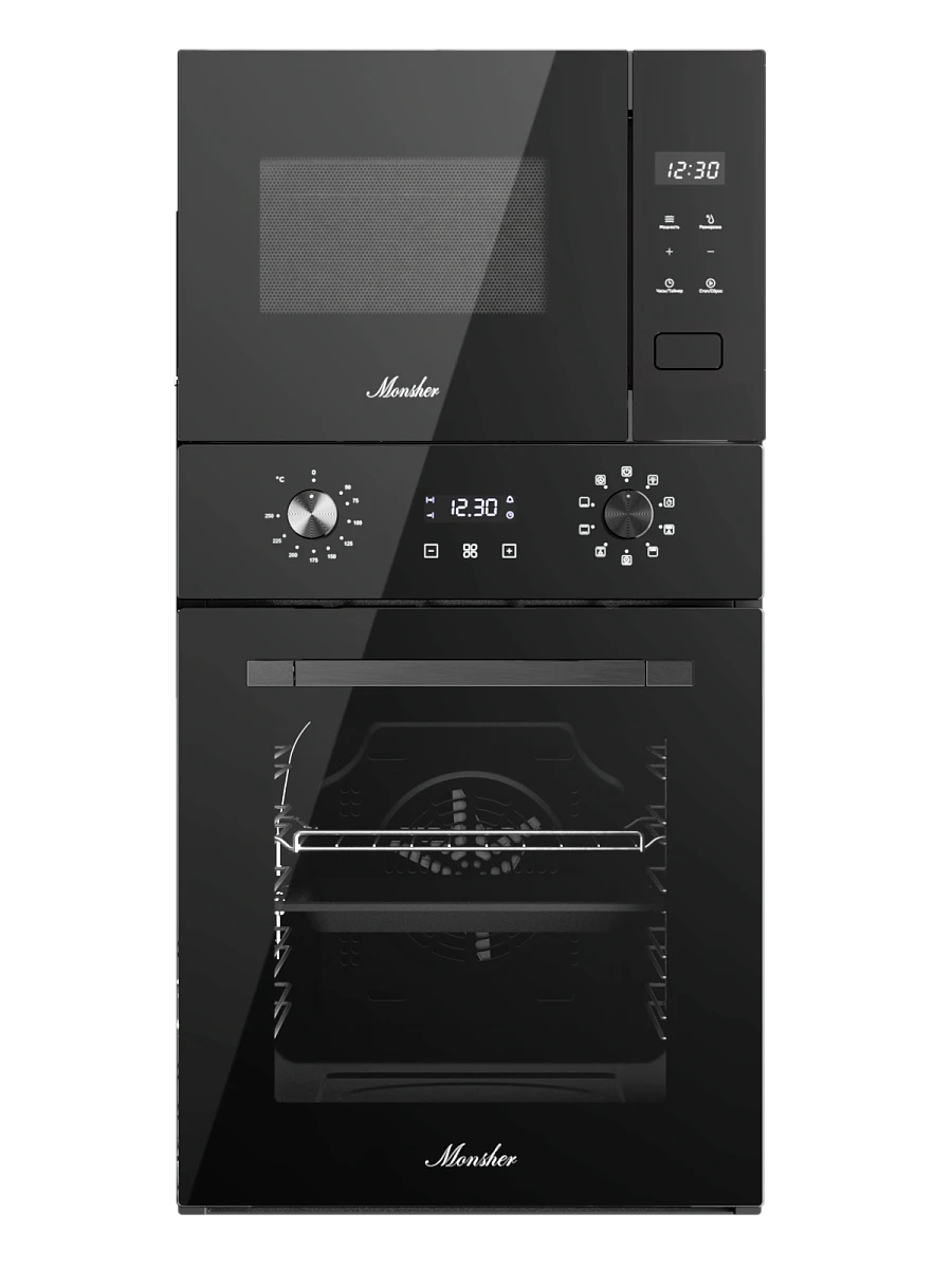 картинка Микроволновая печь встраиваемая Monsher MMH 1115 Noir 