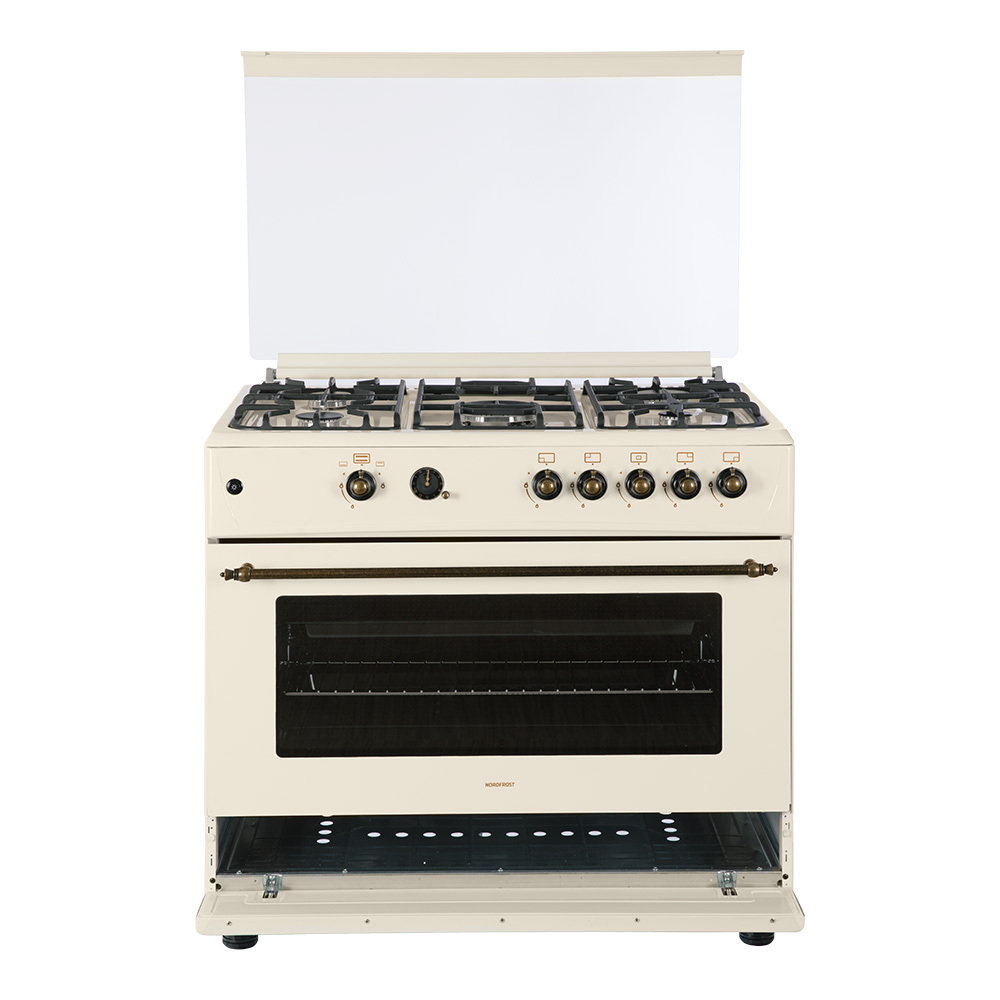 картинка Газовая кухонная плита Nordfrost GG 9064 YR  картинка Газовая кухонная плита Nordfrost GG 9064 YR