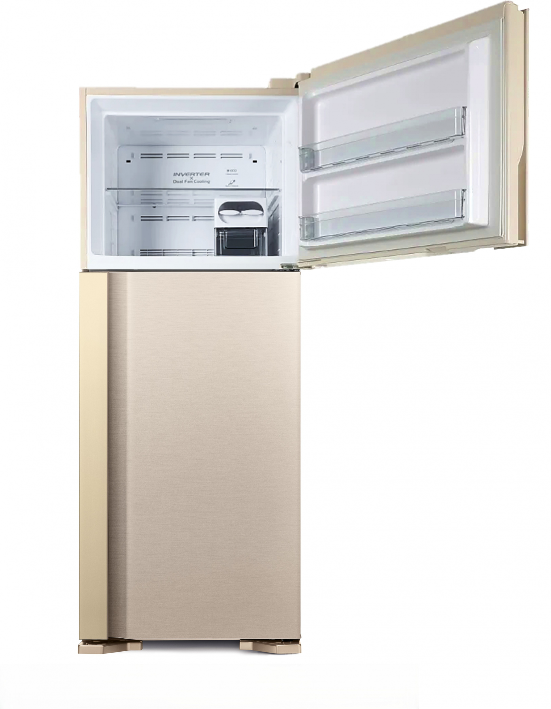 картинка Отдельностоящий холодильник Hitachi HRTN7489DFBEGCS бежевый  картинка Отдельностоящий холодильник Hitachi HRTN7489DFBEGCS бежевый