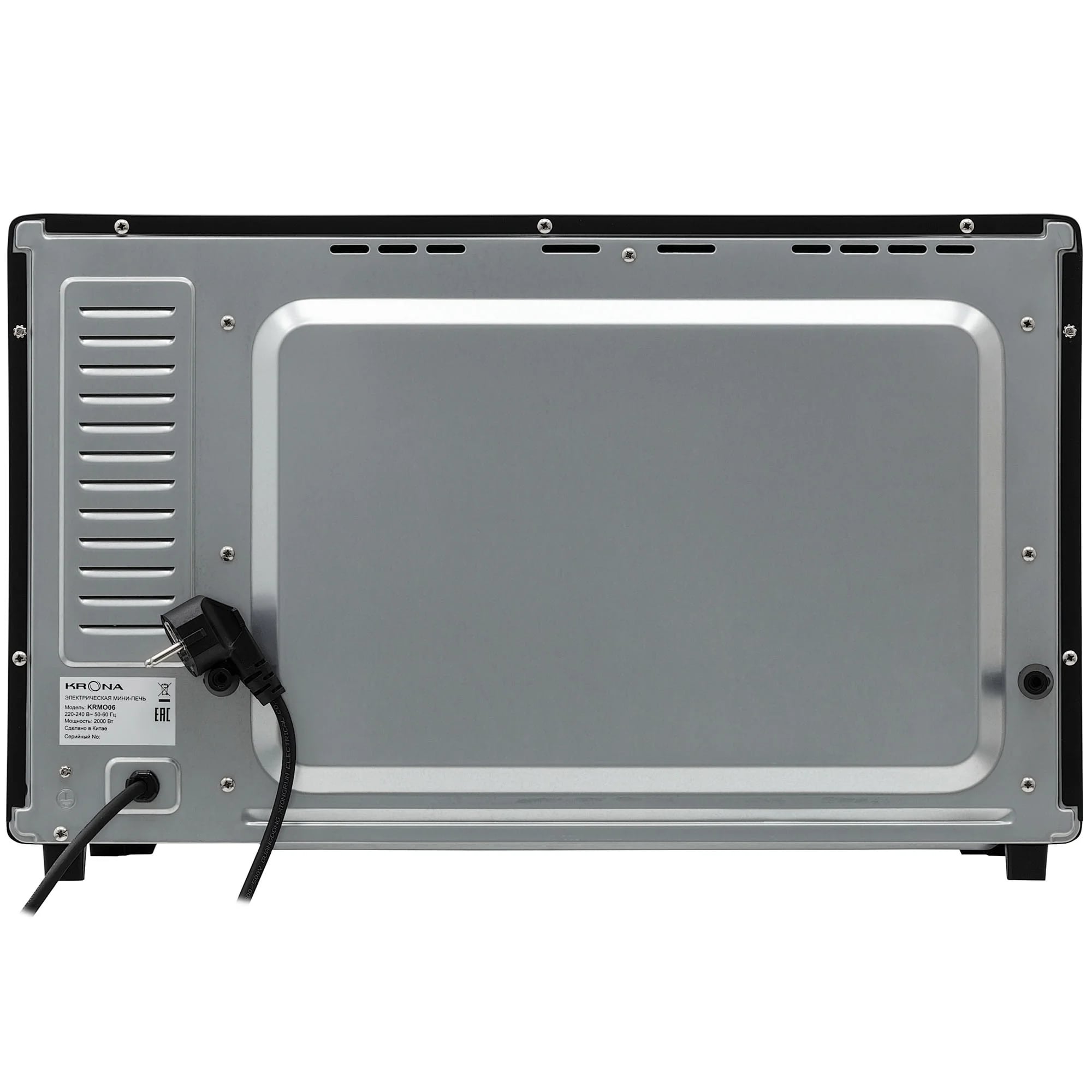 картинка Мини-печь Krona OFEN 45 BL черный  картинка Мини-печь Krona OFEN 45 BL черный