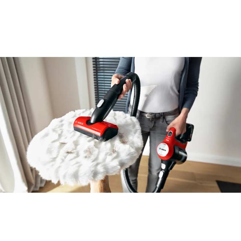 картинка Пылесос вертикальный Bosch BBS711ANM красный 