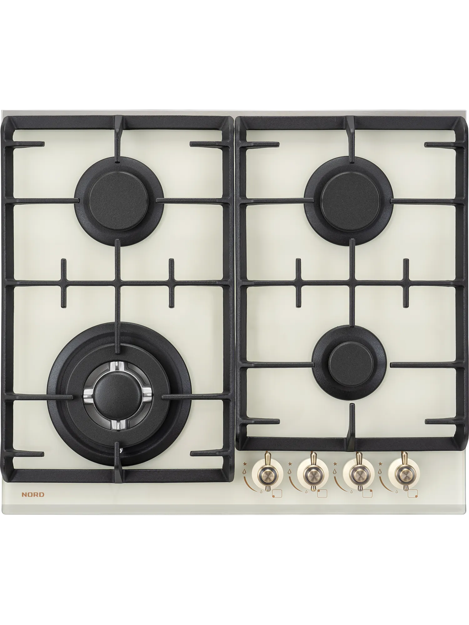 картинка Газовая варочная панель Nord HM 6042 Y бежевый 