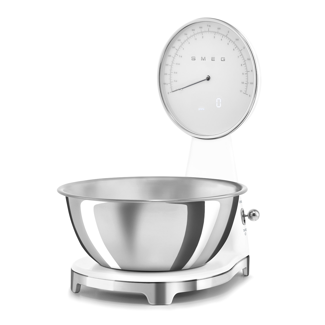 картинка Кухонные весы Smeg KSF01WHWW  картинка Кухонные весы Smeg KSF01WHWW