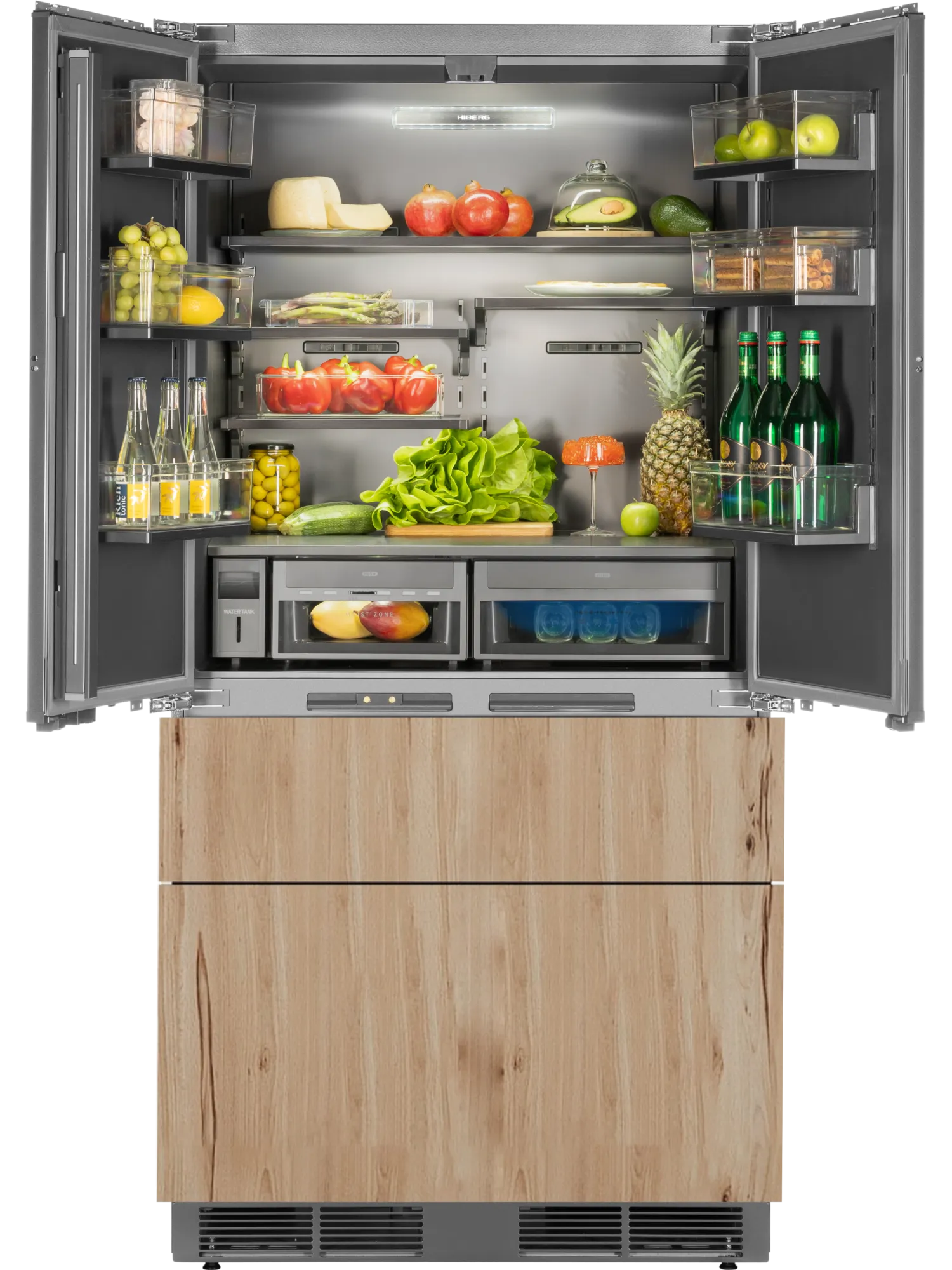 картинка Встраиваемый холодильник Hiberg s-FFB 800 B 