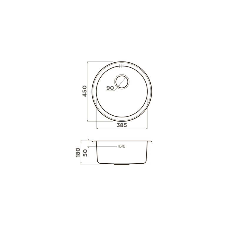 картинка Мойка Omoikiri TOYA 45-U/I-AB 