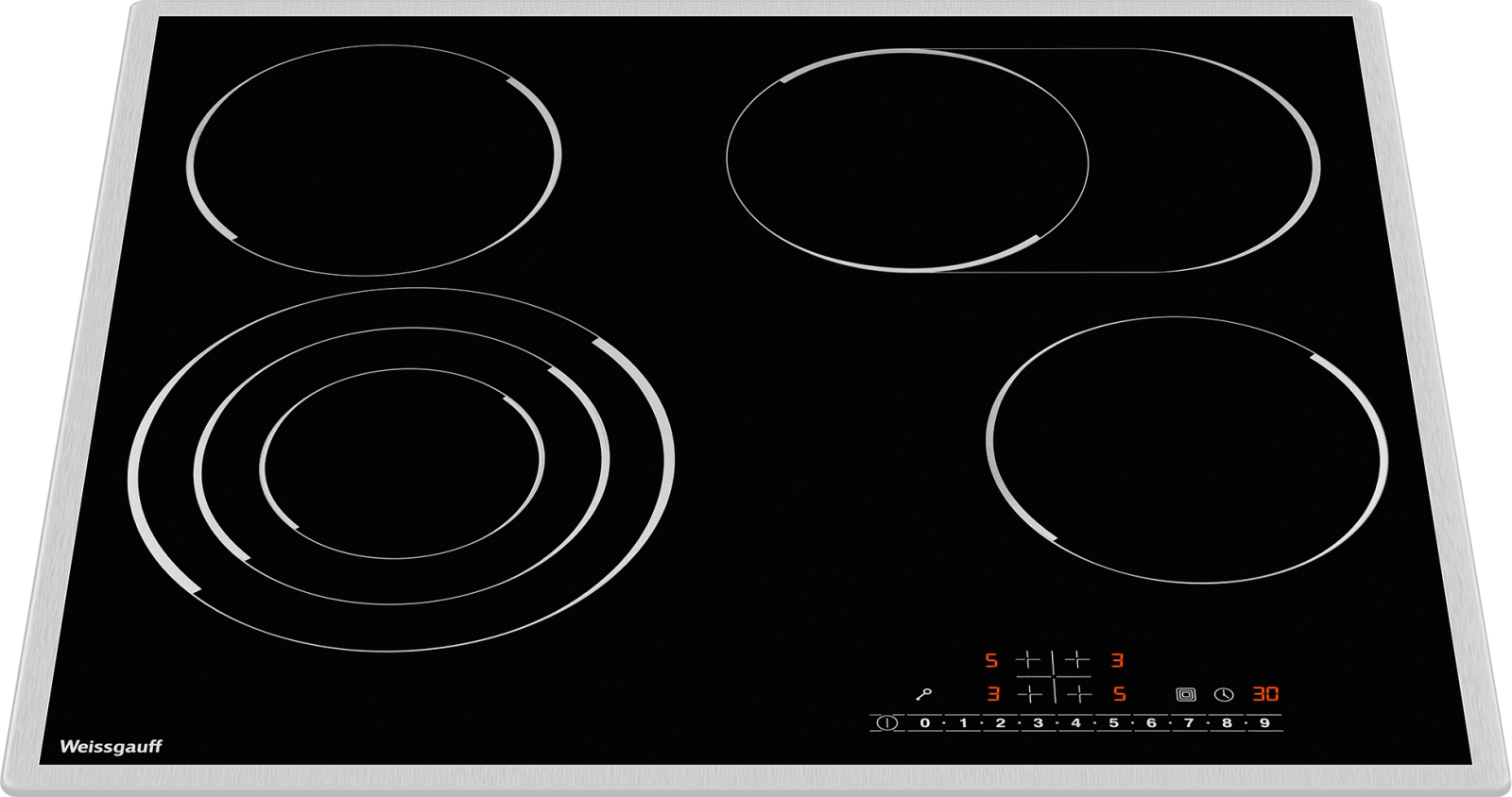 картинка Электрическая варочная панель Weissgauff HV 643 BSX 
