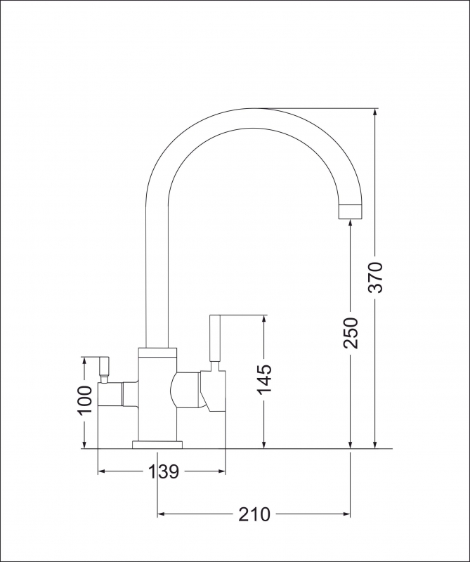 картинка Смеситель Emar EC-3007S  картинка Смеситель Emar EC-3007S