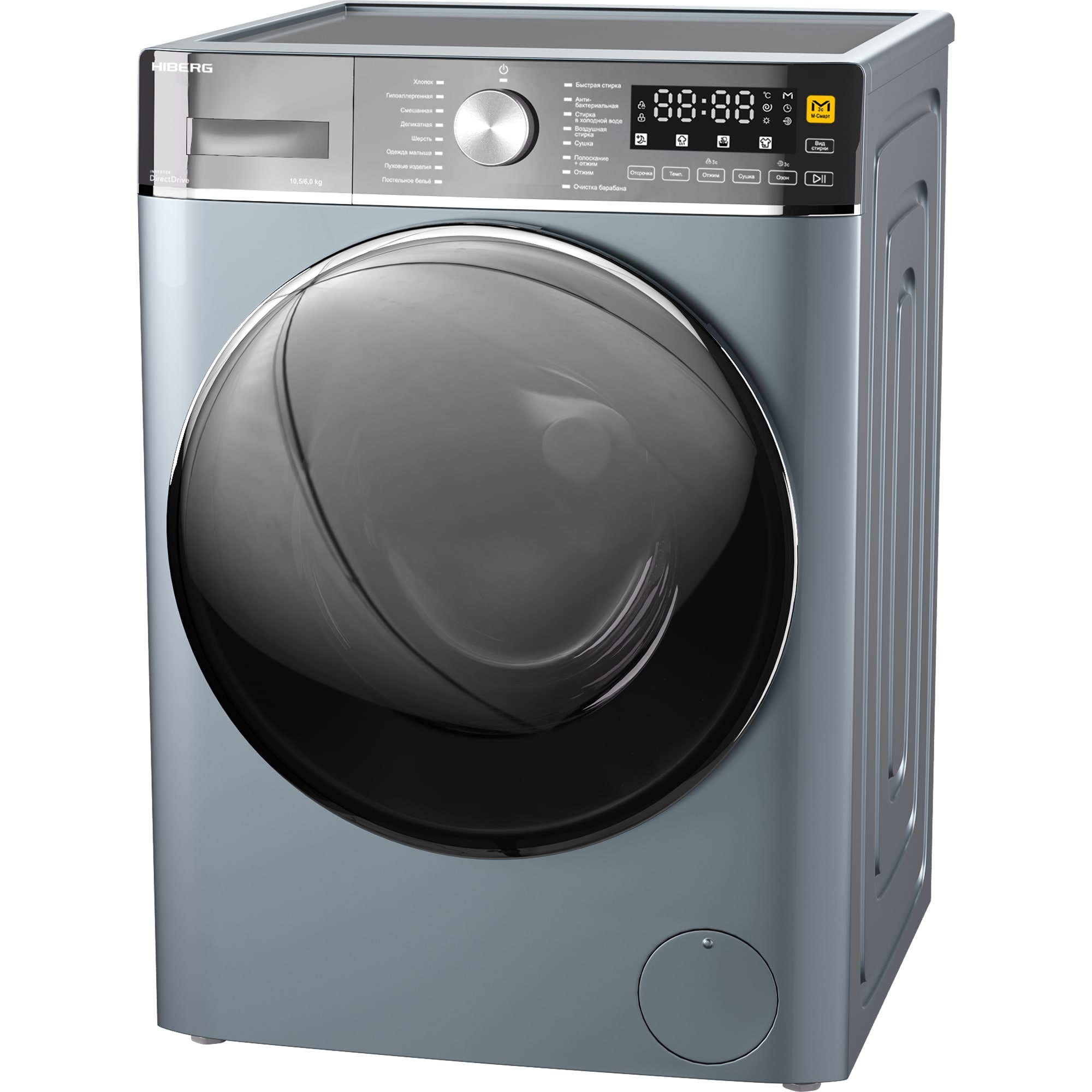 картинка Стиральная машина с сушкой и паром Hiberg I-DDQ8 - 10614 SD  картинка Стиральная машина с сушкой и паром Hiberg I-DDQ8 - 10614 SD