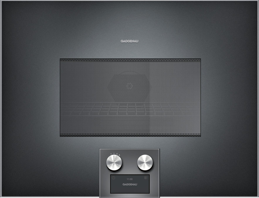 картинка Микроволновая печь встраиваемая Gaggenau BM454100 антрацит 