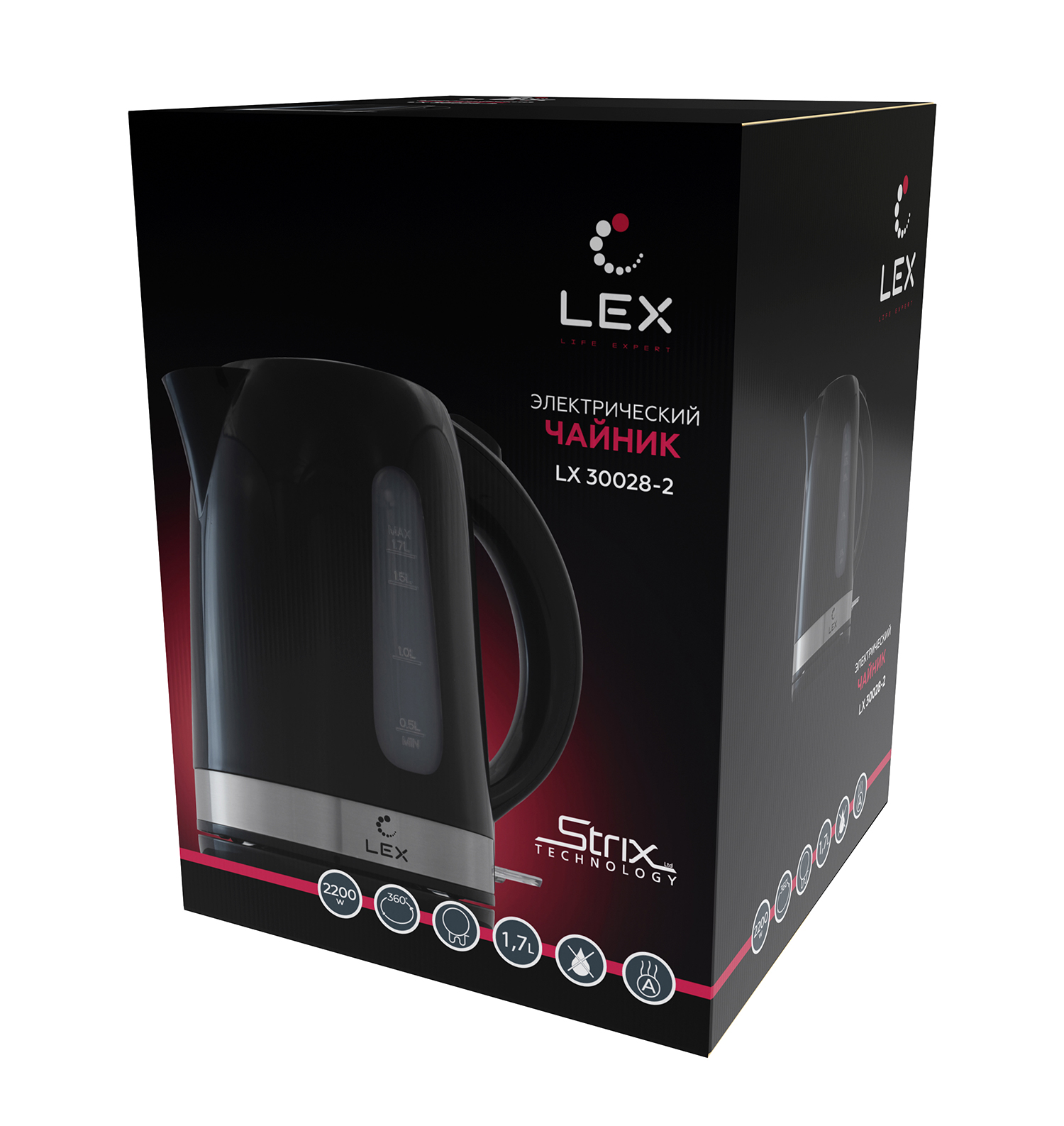 картинка Чайник Lex LX30028-2   картинка Чайник Lex LX30028-2