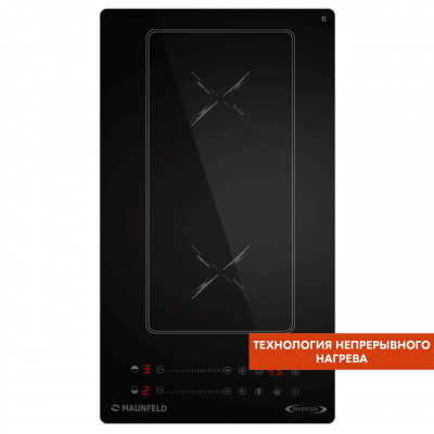 картинка Индукционная варочная панель Maunfeld CVI292S2BBKA Inverter  картинка Индукционная варочная панель Maunfeld CVI292S2BBKA Inverter