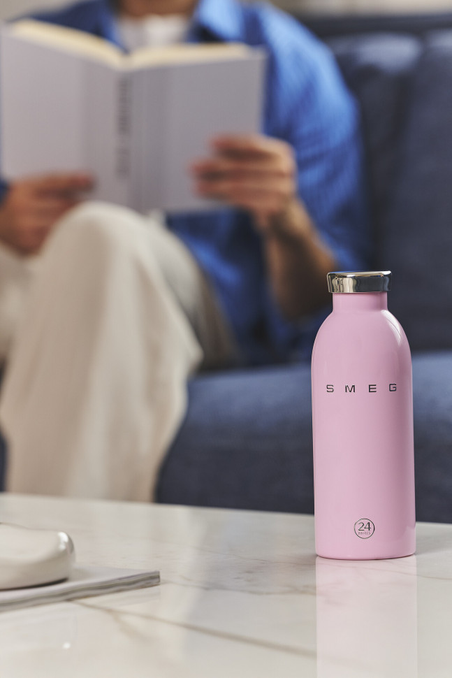 картинка Термическая бутылка Smeg WBF01PK розовый 