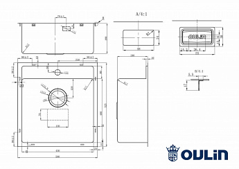 картинка Мойка для кухни Oulin OL-FUR114  картинка Мойка для кухни Oulin OL-FUR114