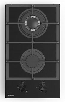 картинка Газовая варочная панель Evelux HEG 325 BG черная 