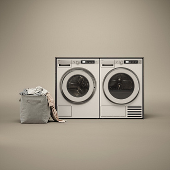 картинка Стиральная машина с паром Asko W7096XW белый 