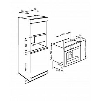 картинка Кофемашина Smeg CMS8451P кремовый  картинка Кофемашина Smeg CMS8451P кремовый