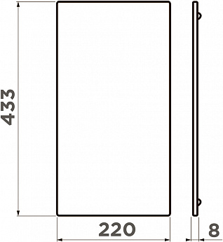 картинка Разделочная доска Omoikiri CB-SINTESI-M 