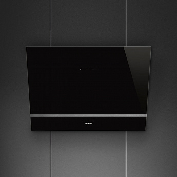 картинка Кухонная вытяжка Smeg KV28N черное стекло  картинка Кухонная вытяжка Smeg KV28N черное стекло