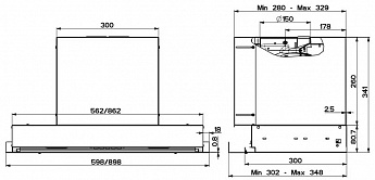 картинка Кухонная вытяжка Kuppersberg FRANCESCA 60 