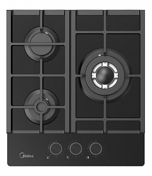 картинка Газовая варочная панель Midea MG449TGB черная  картинка Газовая варочная панель Midea MG449TGB черная