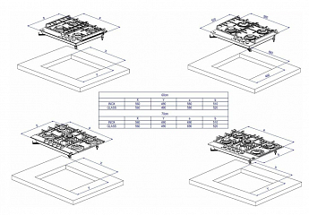картинка Варочная панель Delonghi GRETA 6GW NB 
