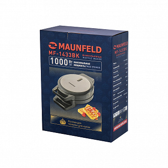 картинка Вафельница Maunfeld MF-1433BK 
