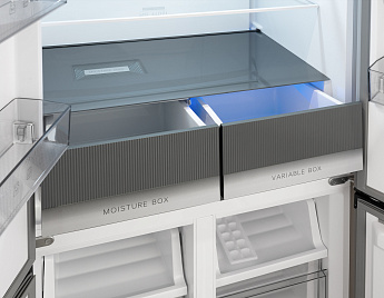 картинка Полувстраиваемый холодильник Weissgauff WCD 450 B NoFrost Inverter 