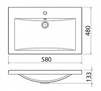 картинка Раковина Florentina Анита 580 