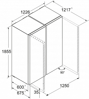 картинка Отдельностоящий холодильник Liebherr XRFBD 5220-22 001 