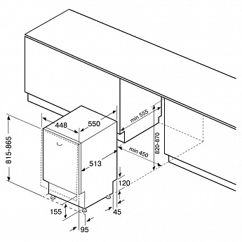 картинка Посудомоечная машина Krona DELIA 45 BI V2 