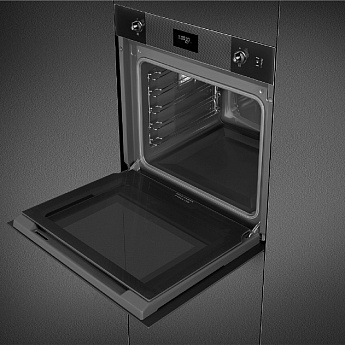 картинка Электрический духовой шкаф с функцией пара Smeg SO6101S2B3 