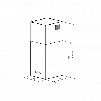 картинка Кухонная вытяжка Lex ALTO 400 BLACK  картинка Кухонная вытяжка Lex ALTO 400 BLACK
